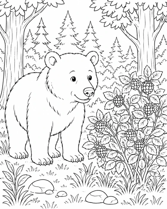 Bear Coloring Page