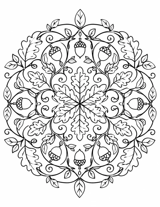 Printable Paw Print Mandala Coloring Page