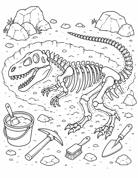 Printable Spinosaurus Coloring Page